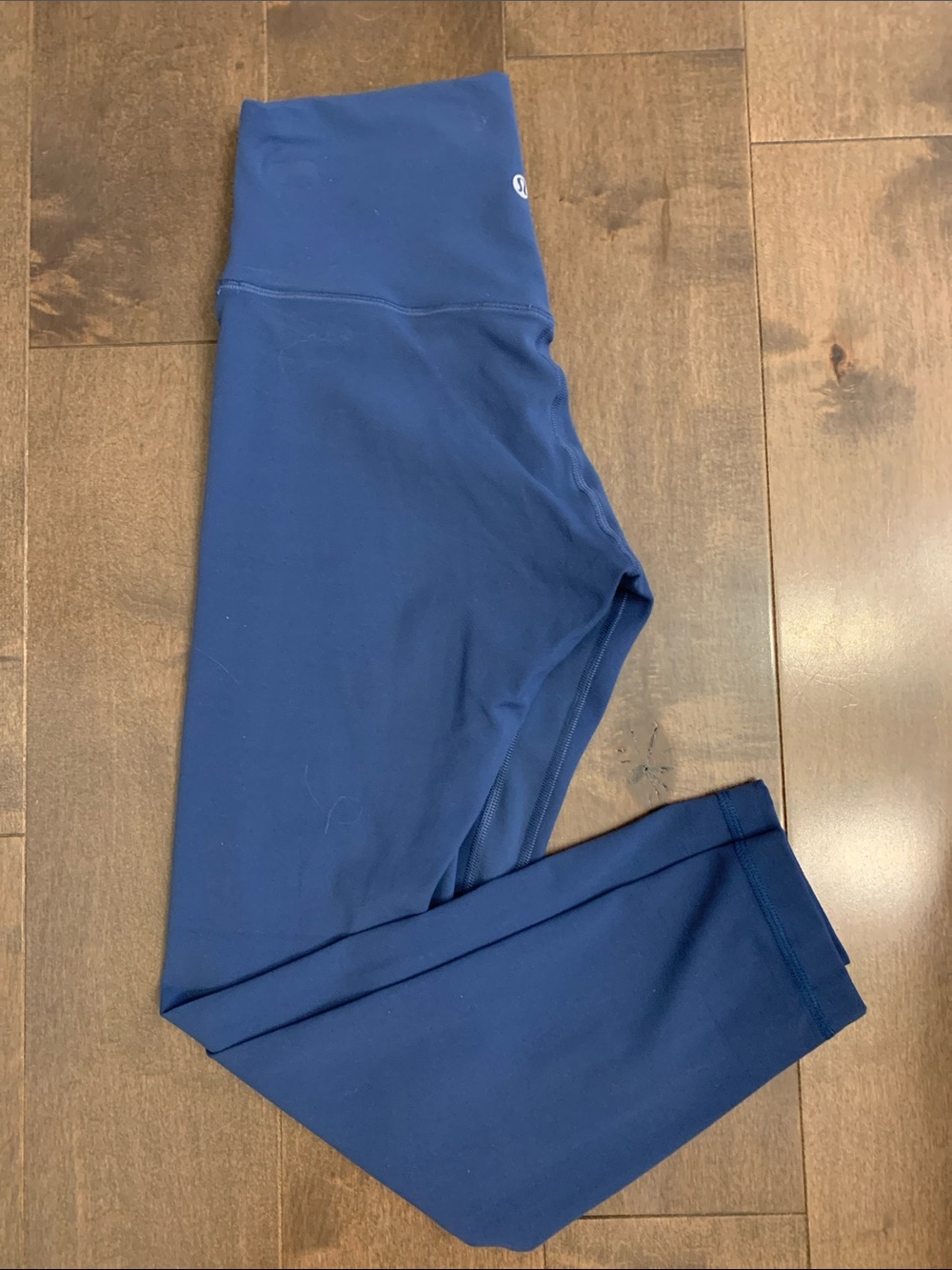 lululemon athletica Women’s Blue Twill Leggings 64cm - 6